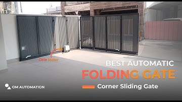 Best Automatic Sliding Folding Gate | 🎥 Latest Gate Design | Om Automation