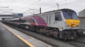 Irish Rail 201 Class Loco + Enterprise Train - Howth Junction Station, Dublin
