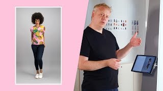 How to style and photograph a T-shirt on a model