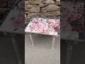 كيفية تزيين الأثاث بالديكوباج تجديد طاولة وردية صغيرة بنفسك
