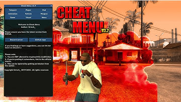 Cheat Menu V3.2 | GTA SA MODS | Dreax