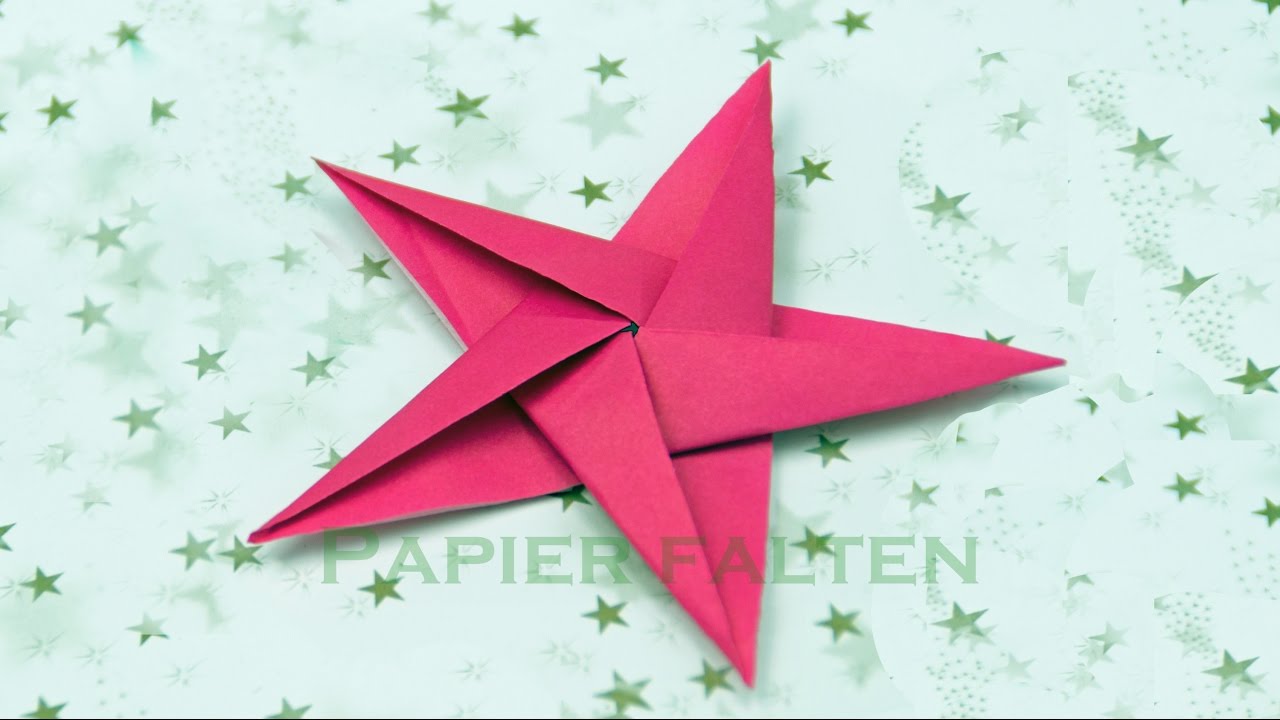 Basteln Zu Weihnachten Sterne Basteln Origami Sterne Falten