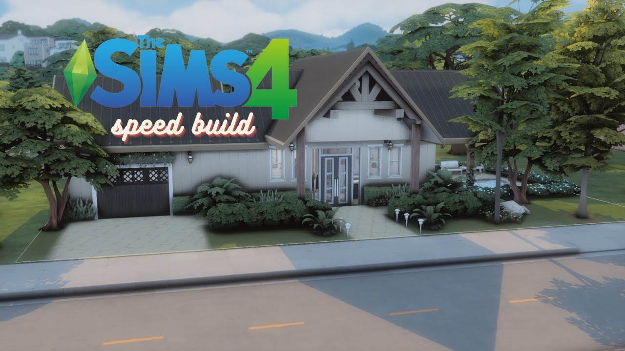 sims 4 craftsman speed build & reshade!