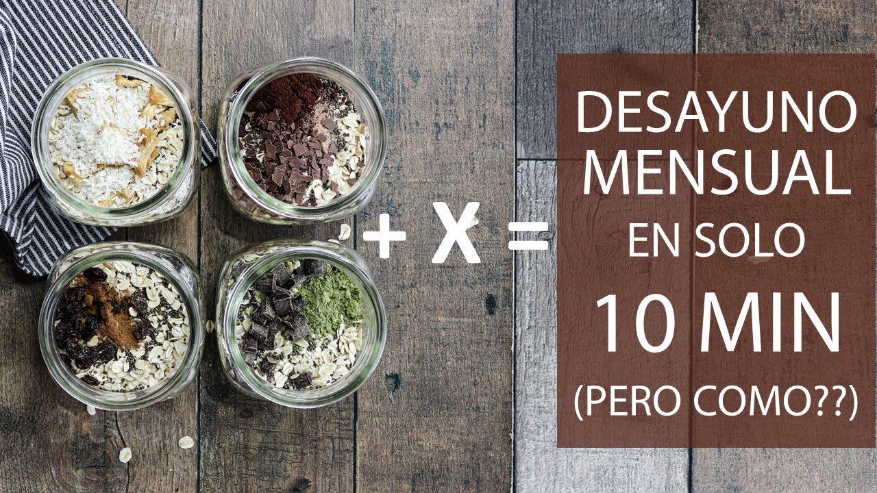 Batch cooking | Desayunos sanos y deliciosos