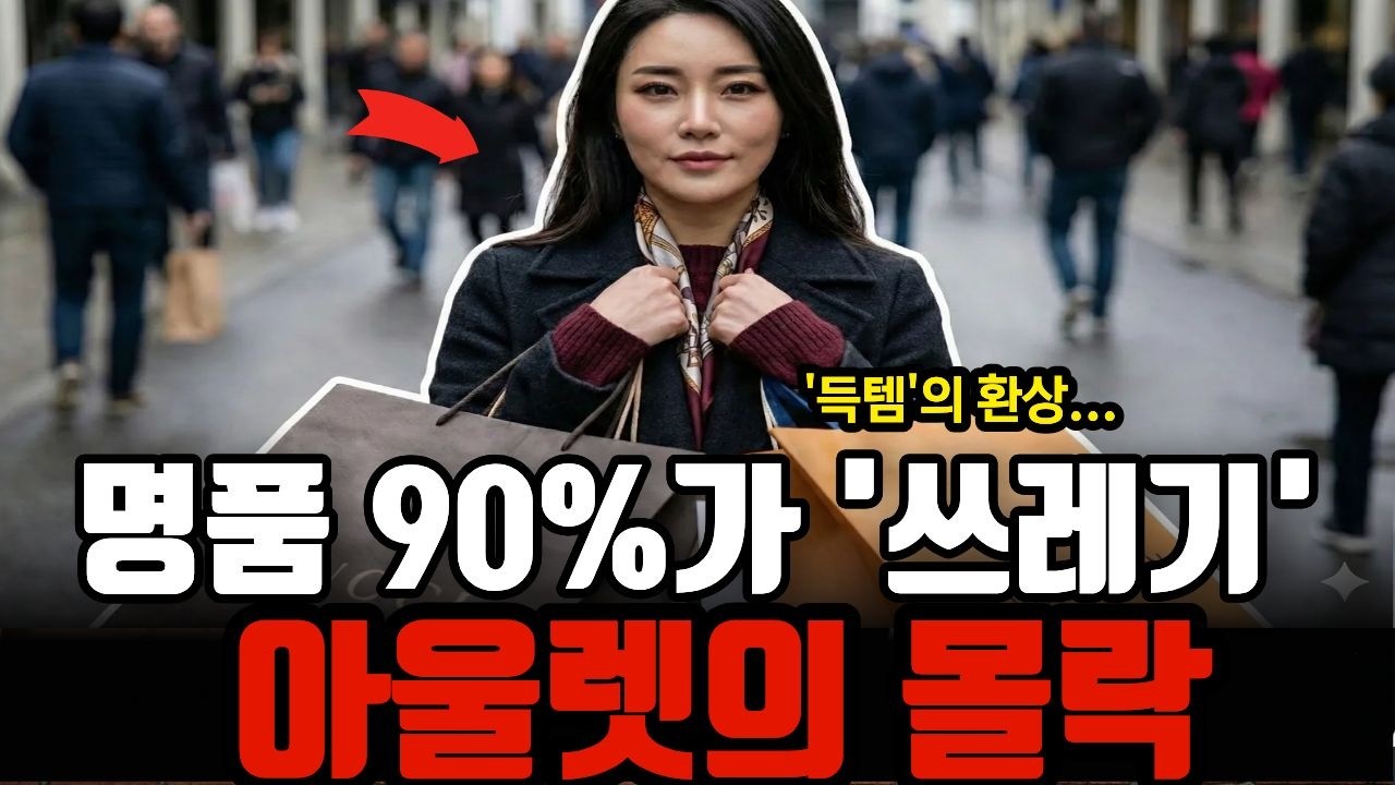 정가 200만원?  ” 아울렛 명품 90%가 '쓰레기'인 충격적 몰락의 증거!