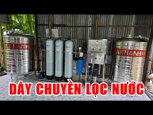 Hoàn thiện dây chuyền sản xuất nước tinh khiết đóng bình, đóng chai tại Đồng Tháp
