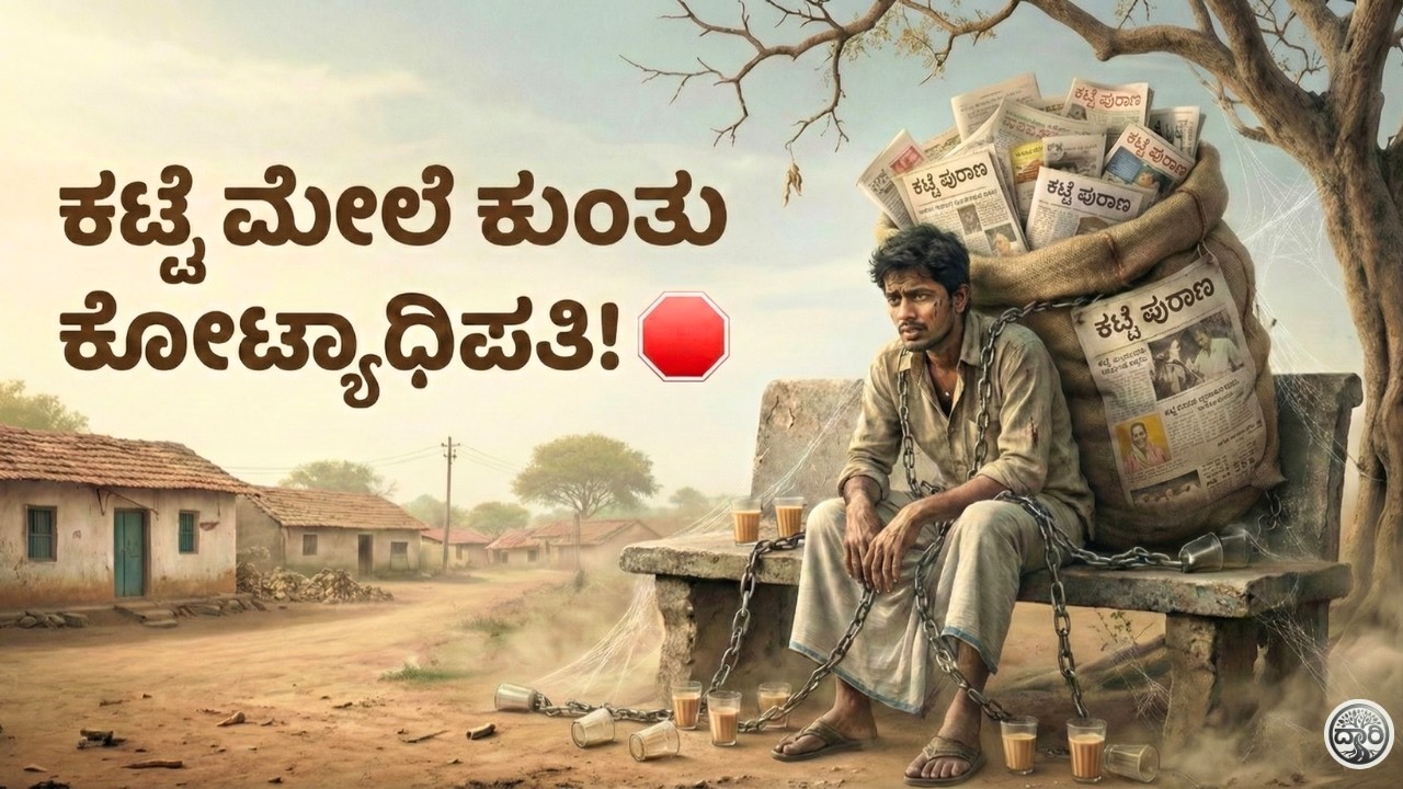 ಕಟ್ಟೆ ಮೇಲೆ ಕುಂತು ಕೋಟ್ಯಾಧಿಪತಿ! 🛑 ನಿಮ್ಮ ಸಮಯದ ಅಸಲಿ ಬೆಲೆ ಇಲ್ಲಿದೆ ನೋಡಿ. Stop Wasting Time, Start Earning!