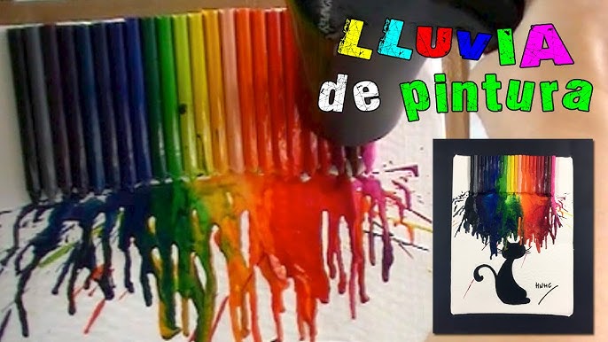 Crayon Art Tutorial: Cómo hacer cuadros con ceras de colores 