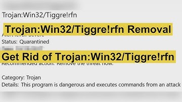 Trojan:Win32/Tiggre!rfn Complete Removal [Solution]