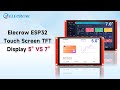 Elecrow ESP32 Touch Screen TFT Display 5" VS 7" || LVGL Demo