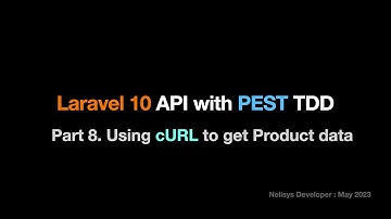 Laravel 10 API : Part 8. Using cURL to get Product data