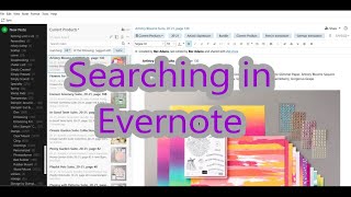 Evernote   How to Search Your Products