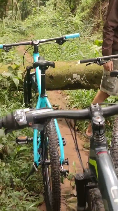masuk hutan #gowes #mtb #sepeda #thrill