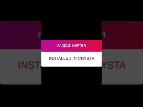 TOYOTA INNOVA CRYSTA PADDLE SHIFTER installed @autovity  , Shorts