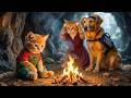 😱 Ginger Kitten Gets Lost in the Deep Forest While Camping – Mama Cat Is Extremely Worried!