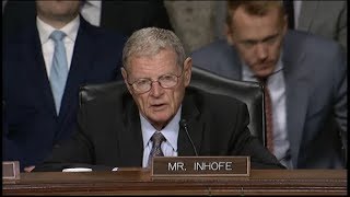 Inhofe Q&A at SASC Hearing about the Political and Security Situation in Afghanistan