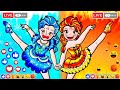 [🐾paper diy🐾] Poor Elsa Fire vs Frozen Ballerina Competition | Elsa Compilation 놀이 종이