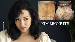 Reacting to Kim Kardashian BREAKING Marilyn Monroe's Dress!