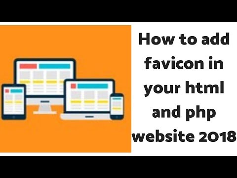 Comment ajouter favicon dans votre site web html et php 2018