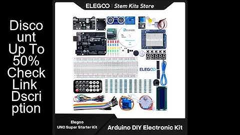 ELEGOO UNO Project Super Starter Kit with Tutorial and UNO R3 Compatible with Arduino IDE DIY Electr