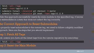 Mastering Git: How to Reset Submodule Branch to a Remote Tag