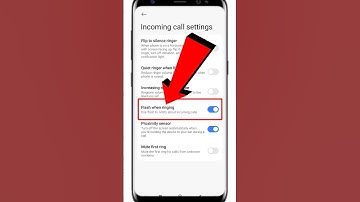 call aane par flashlight ko kaise band kare I incoming calls par flashlight off kaise kare  #shorts
