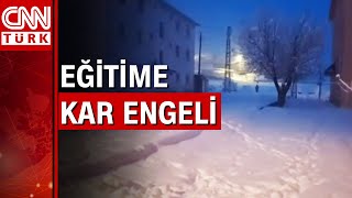 8 ilde ve bazı ilçelerde eğitime bir gün ara verildi