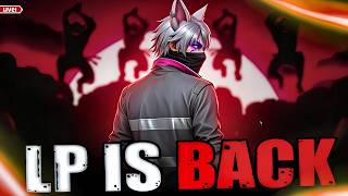 L P IS BACK IN LIVE FREE FIRE BEST REACTION STREAMR IS BACK