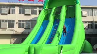 Inflatable Amazon ZIP LINE game