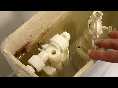 Chasse d'eau qui fuit : le robinet-flotteur