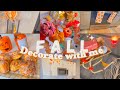 2023 FALL DECORATE WITH ME🍂🍁kitchen decorating ideas, shelf fall styling