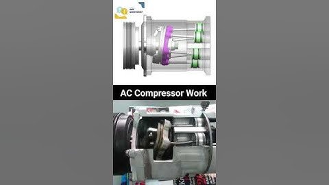Ac compressor work | ac car compressor   #engineering #mechanism #cad #compressor #solidworks