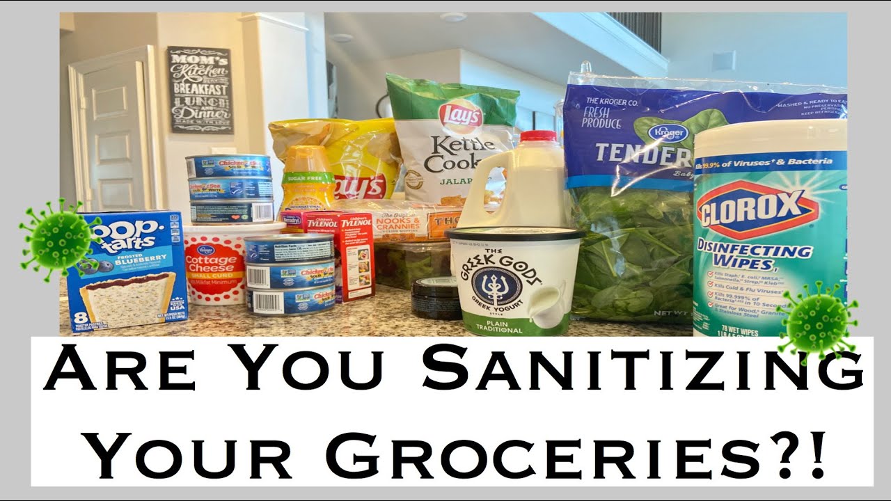 MustWatch//How To Properly Sanitize/Clean Your Groceries! 
