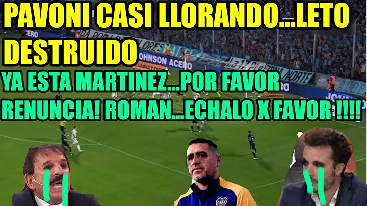 PAVONI CASI LLORANDO, LETO DESTRUIDO #BELGRANO 2-0 #BOCA RENUNCIA MARTINEZ X FAVOR. ROMAN..HACE LO