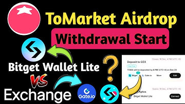 ToMarket Airdrop | ToMarket Airdrop Claim on Bitget Exchange | ToMarket Bitget Wallet Lite Connect