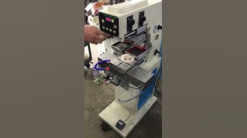 Automatic Double Color Left And Right Shuttle Pad Printing Machine For bottle,Toy, Tableware