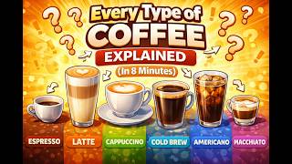Every Type of coffee Explained (In 8 Minutes)
