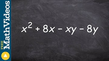 Factoring a polynomial by using the grouping technique