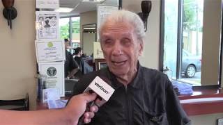 Oldest barber in the world