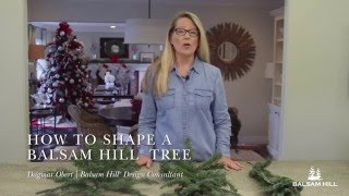 How To Fluff and Shape an Artificial Christmas Tree