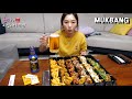 리얼먹방:) 5가지맛 닭다리 순살치킨 & 양념감자튀김 ★ ft.맥주,치즈볼ㅣKorean Chicken & BeerㅣREAL SOUNDㅣASMR MUKBANGㅣ