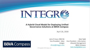 Webinar: Case Study  A Hybrid Cloud Model for Deploying Unified Information Governance