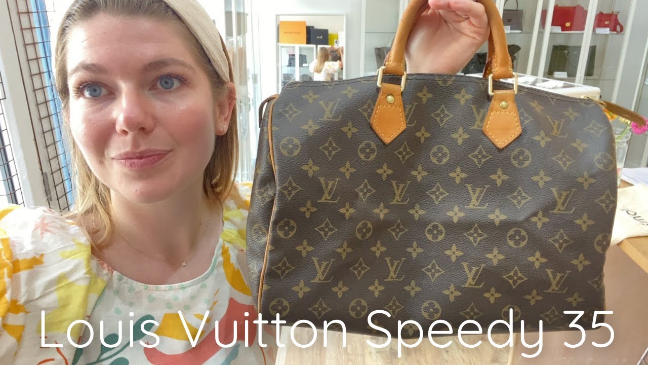 Louis Vuitton Speedy 35 Bag Review 
