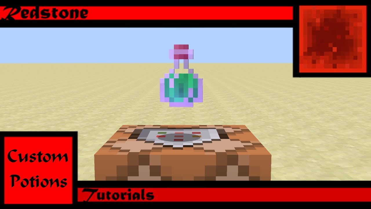 How To Create Custom Potions (Commands) (Minecraft 1.12.2) - YouTube