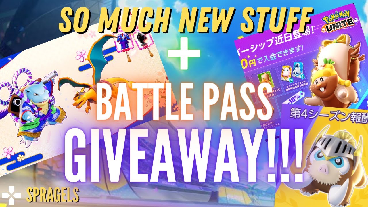 *GIVEAWAY* TONS Of New Pokemon Unite Info & Battle Pass Giveaway!!!