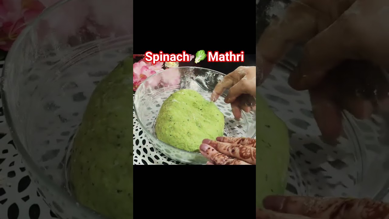 Crispy Palak ki Mathri Recipe | Healthy & Tasty Spinach Mathri | | Nidhi’s Kitchen Magic