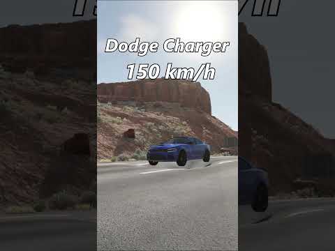 Dodge Charger против ямы! 💥🚘 #short #shorts #beamngdrive