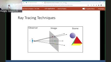 GOT04:  Ray Tracing Applications and Techniques