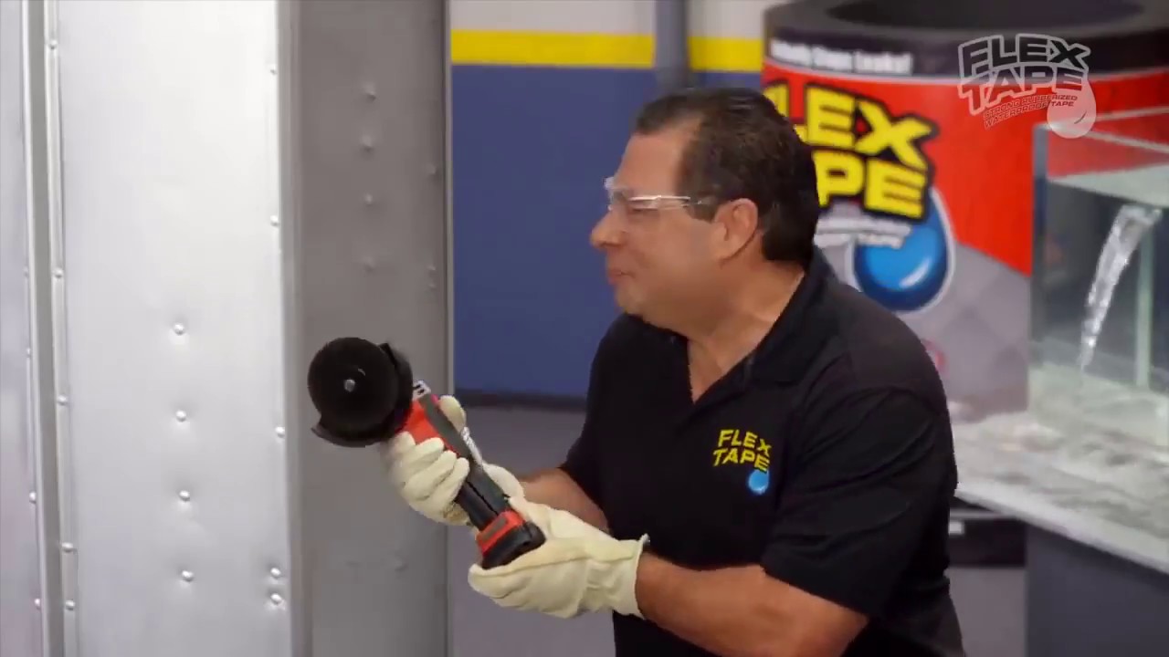 Phil Swift shows us the power of flex tape YouTube