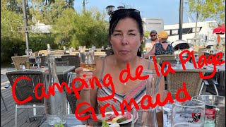Travelling through France in a motorhome with dogs. The Slaws review Camping de la Plage in Grimaud.